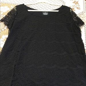 Lane Bryant black lace 14/16